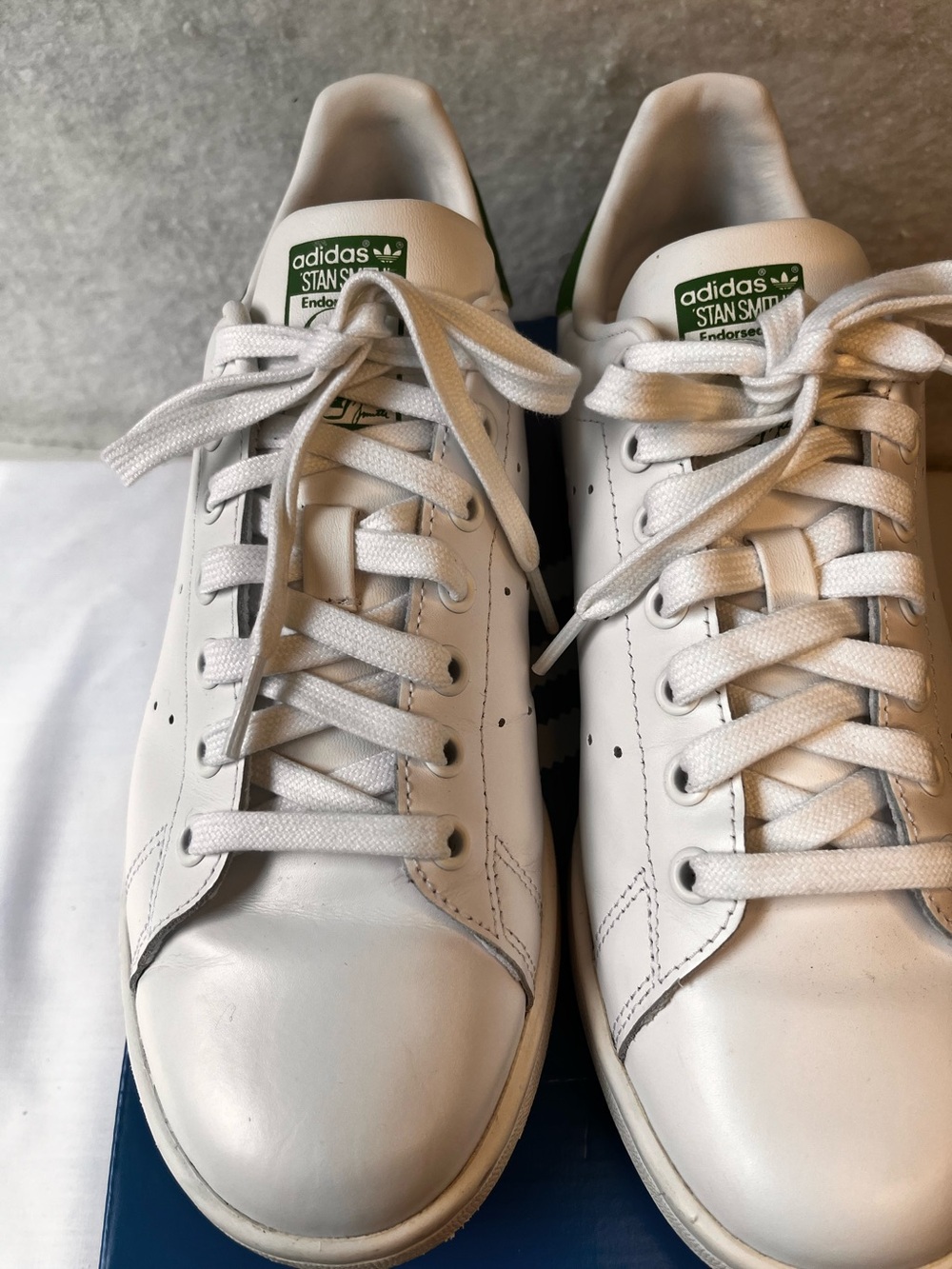 Adidas Stan Smith Men White with Green Colorway Sneakers US 7 #134757468